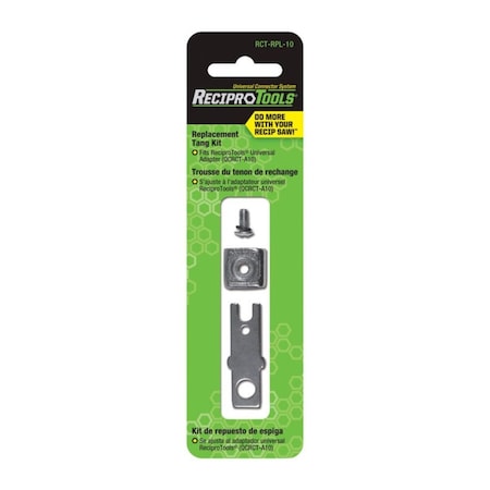 Recipro Tools ReciproTools Metal Tang Kit 1 pk RCT-RPL-10